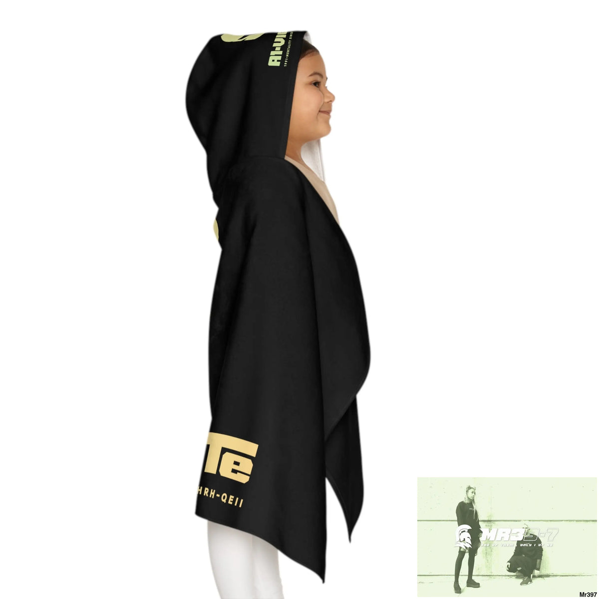 A1-Vigilante • Sparta Youth Hooded Towel 24’’ × 48’’ All Over Prints