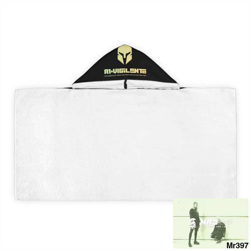 A1-Vigilante • Sparta Youth Hooded Towel 24’’ × 48’’ All Over Prints