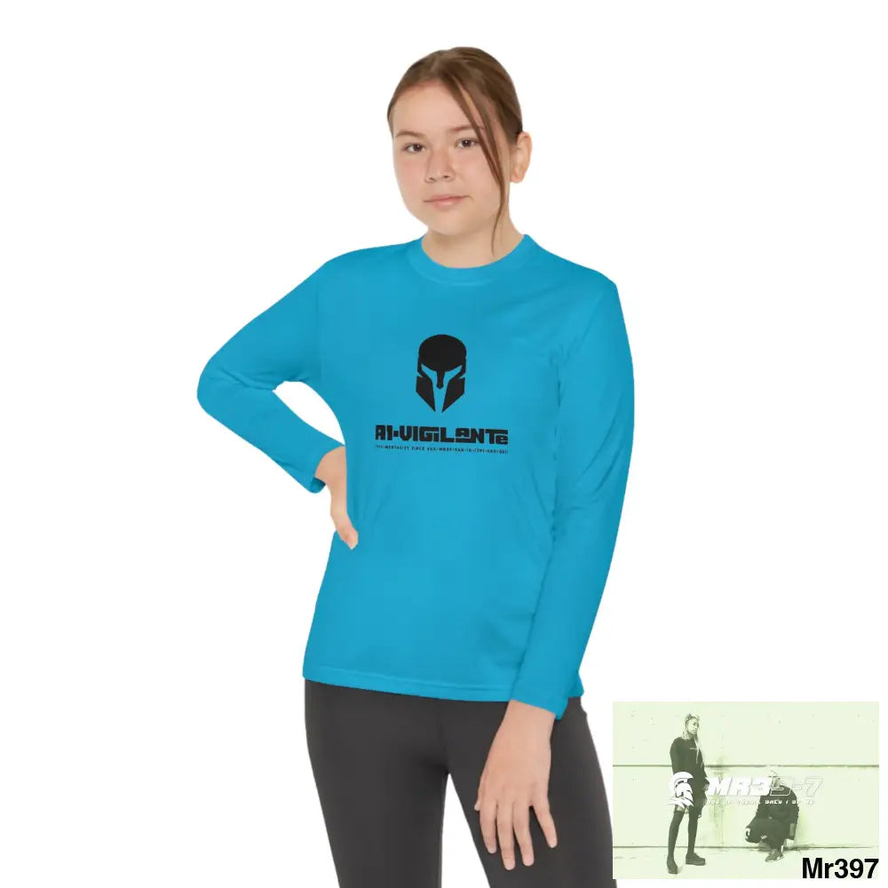 A1-Vigilante Sparta Youth Long Sleeve Competitor Tee Kids clothes