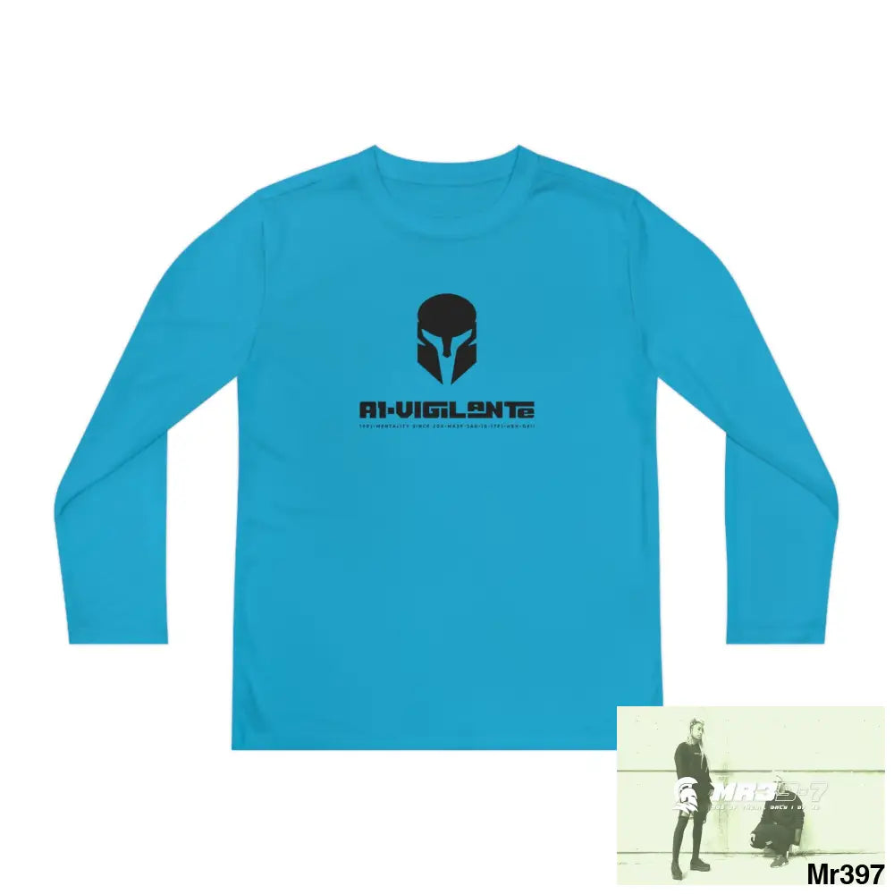 A1-Vigilante Sparta Youth Long Sleeve Competitor Tee Kids clothes