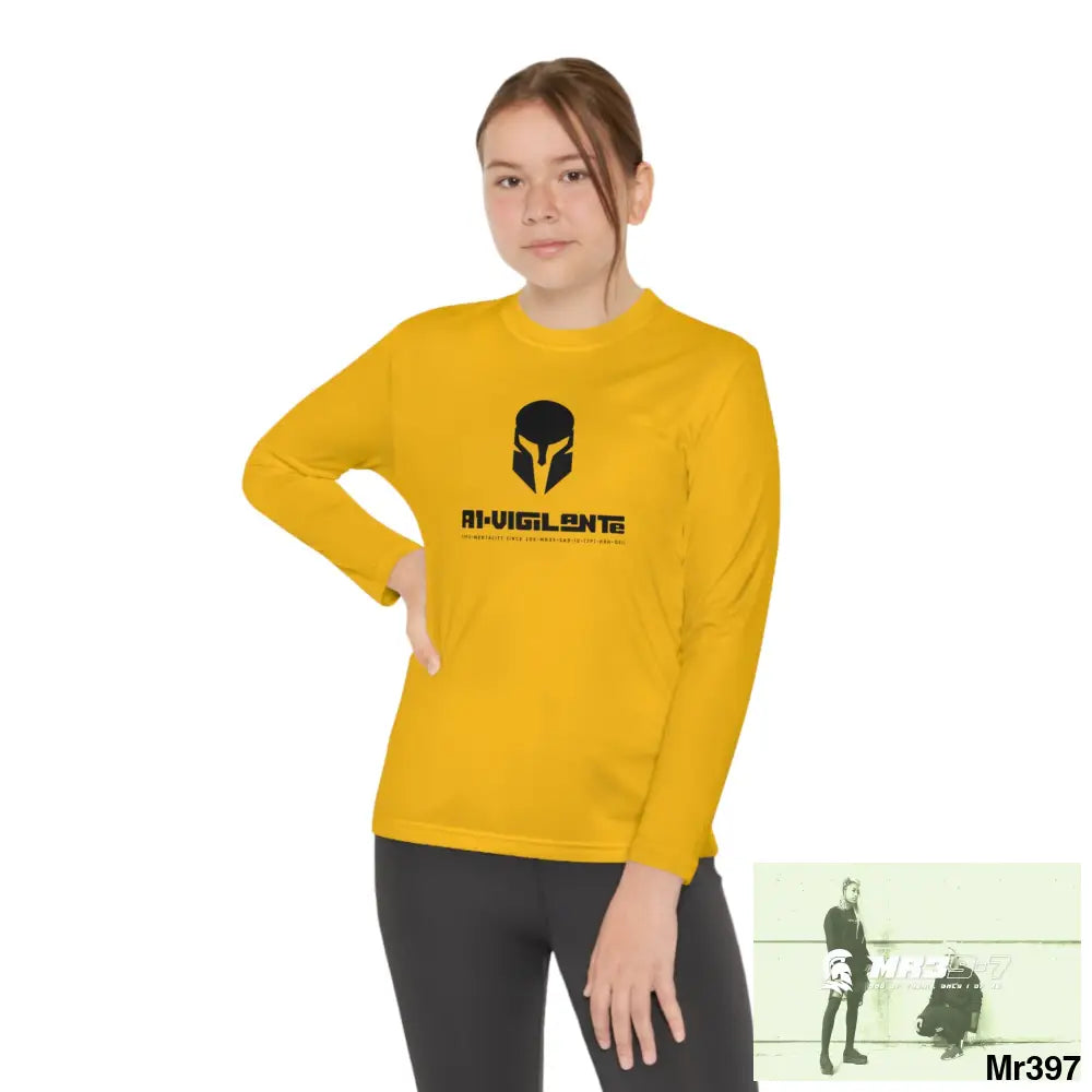 A1-Vigilante Sparta Youth Long Sleeve Competitor Tee Kids clothes