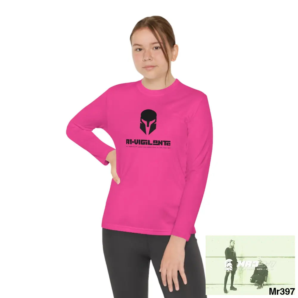 A1-Vigilante Sparta Youth Long Sleeve Competitor Tee Kids clothes