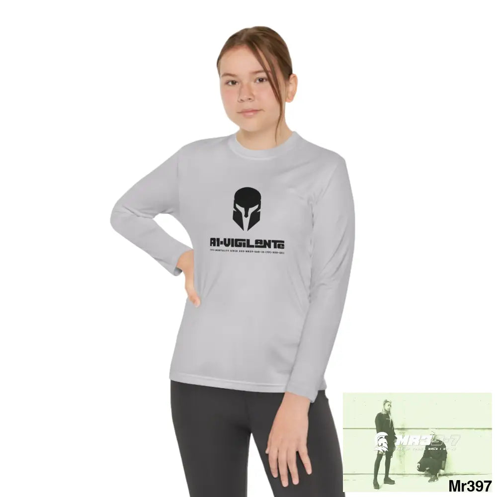 A1-Vigilante Sparta Youth Long Sleeve Competitor Tee Kids clothes