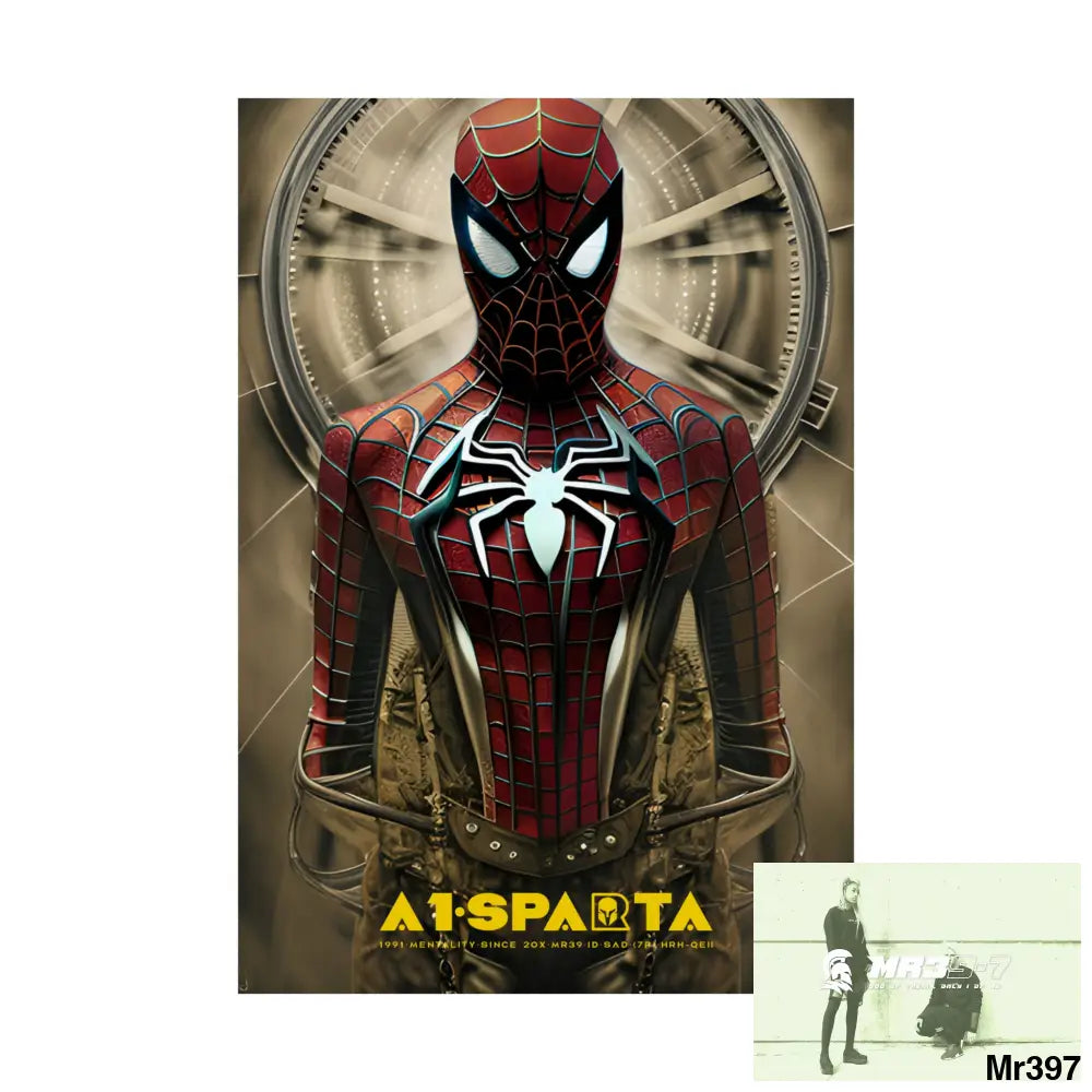 A1-Vigilante Steampunk SpiderMan Graphic Matte Vertical Posters Poster