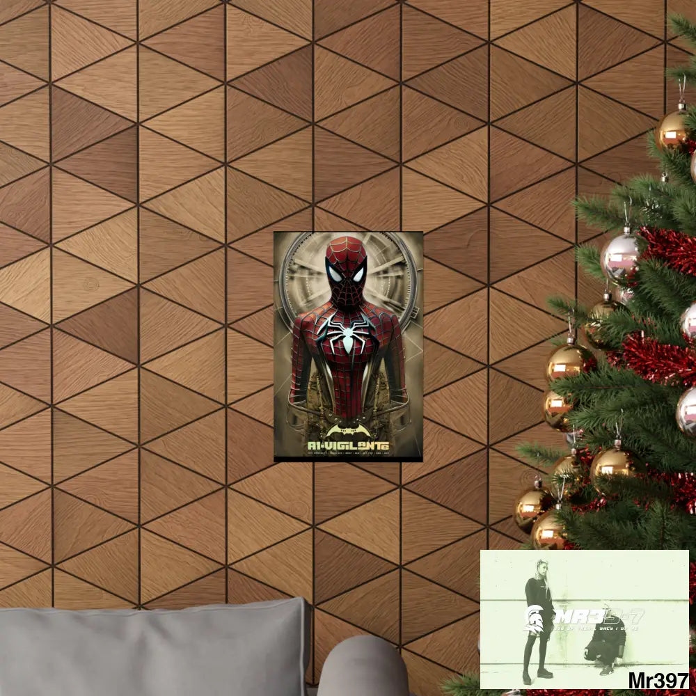 A1-Vigilante Steampunk SpiderMan Graphic Matte Vertical Posters Poster