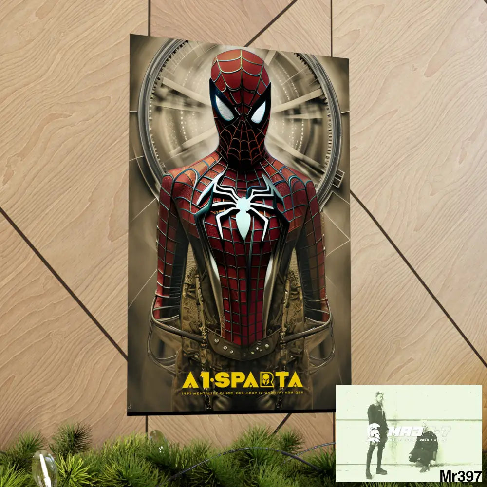 A1-Vigilante Steampunk SpiderMan Graphic Matte Vertical Posters Poster