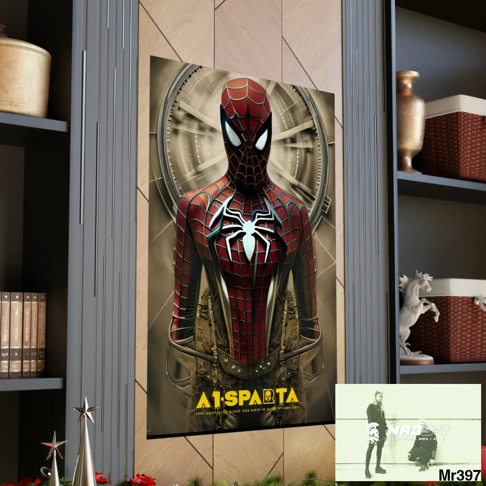 A1-Vigilante Steampunk SpiderMan Graphic Matte Vertical Posters Poster