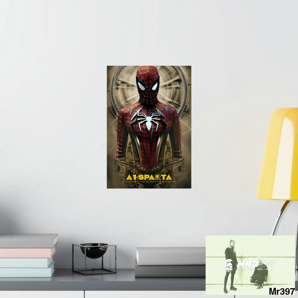 A1-Vigilante Steampunk SpiderMan Graphic Matte Vertical Posters Poster