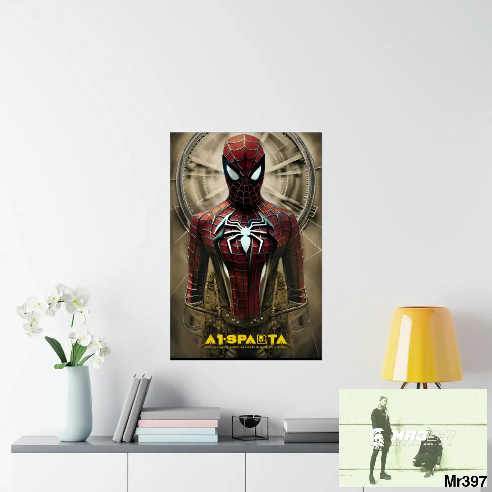 A1-Vigilante Steampunk SpiderMan Graphic Matte Vertical Posters Poster