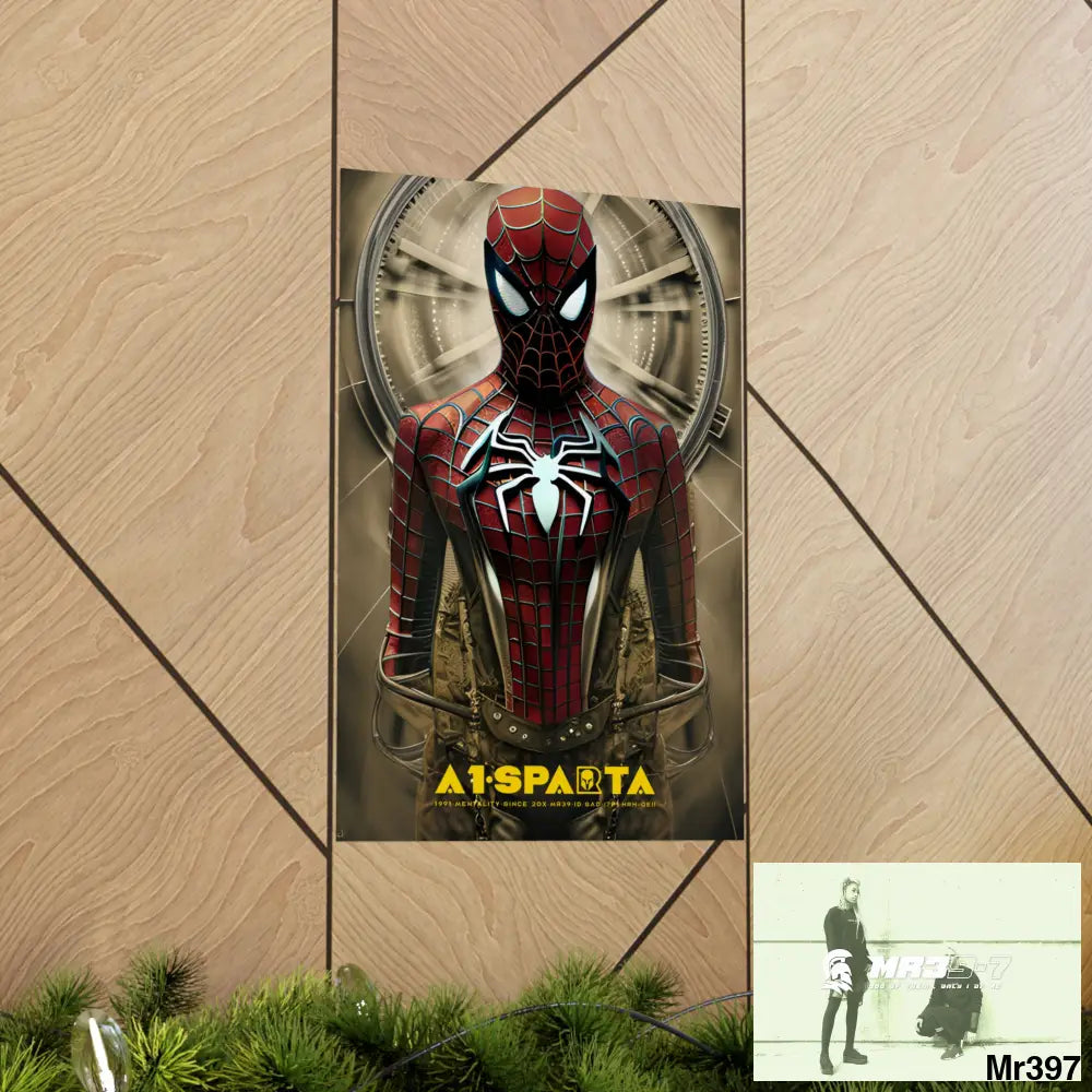 A1-Vigilante Steampunk SpiderMan Graphic Matte Vertical Posters Poster