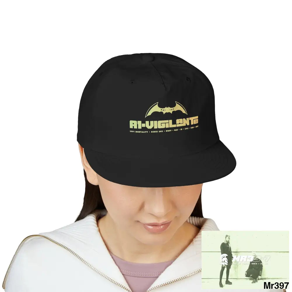 A1 Vigilante Surf Cap - Beach Vibes Summer Accessory Surfing Gift Casual Wear Outdoor Cap Black / One size Hats