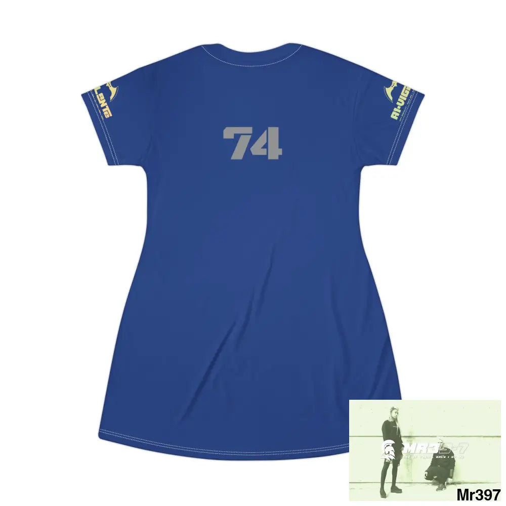 A1-Vigilante T-Shirt Dress (AOP) All Over Prints