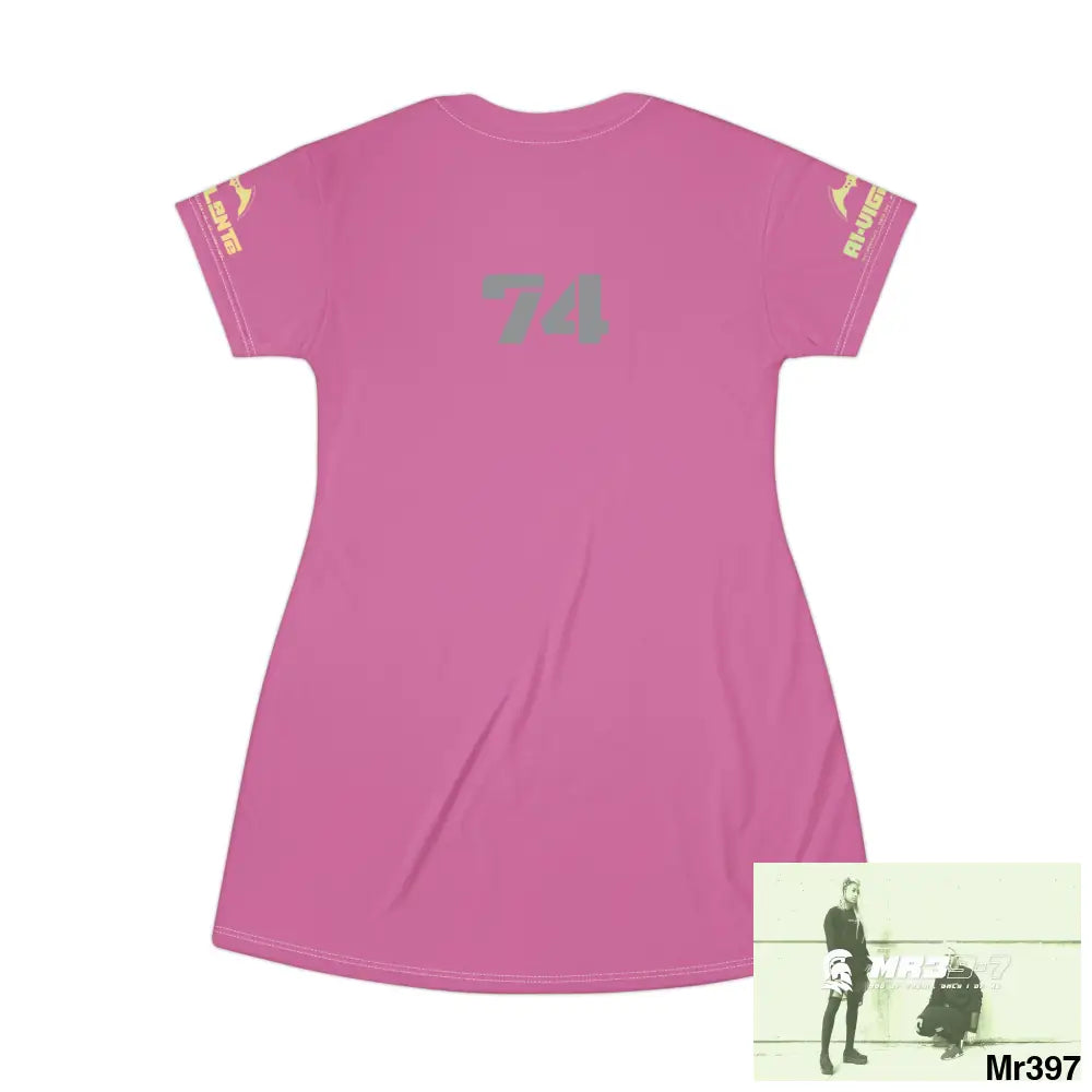 A1-Vigilante T-Shirt Dress (AOP) All Over Prints