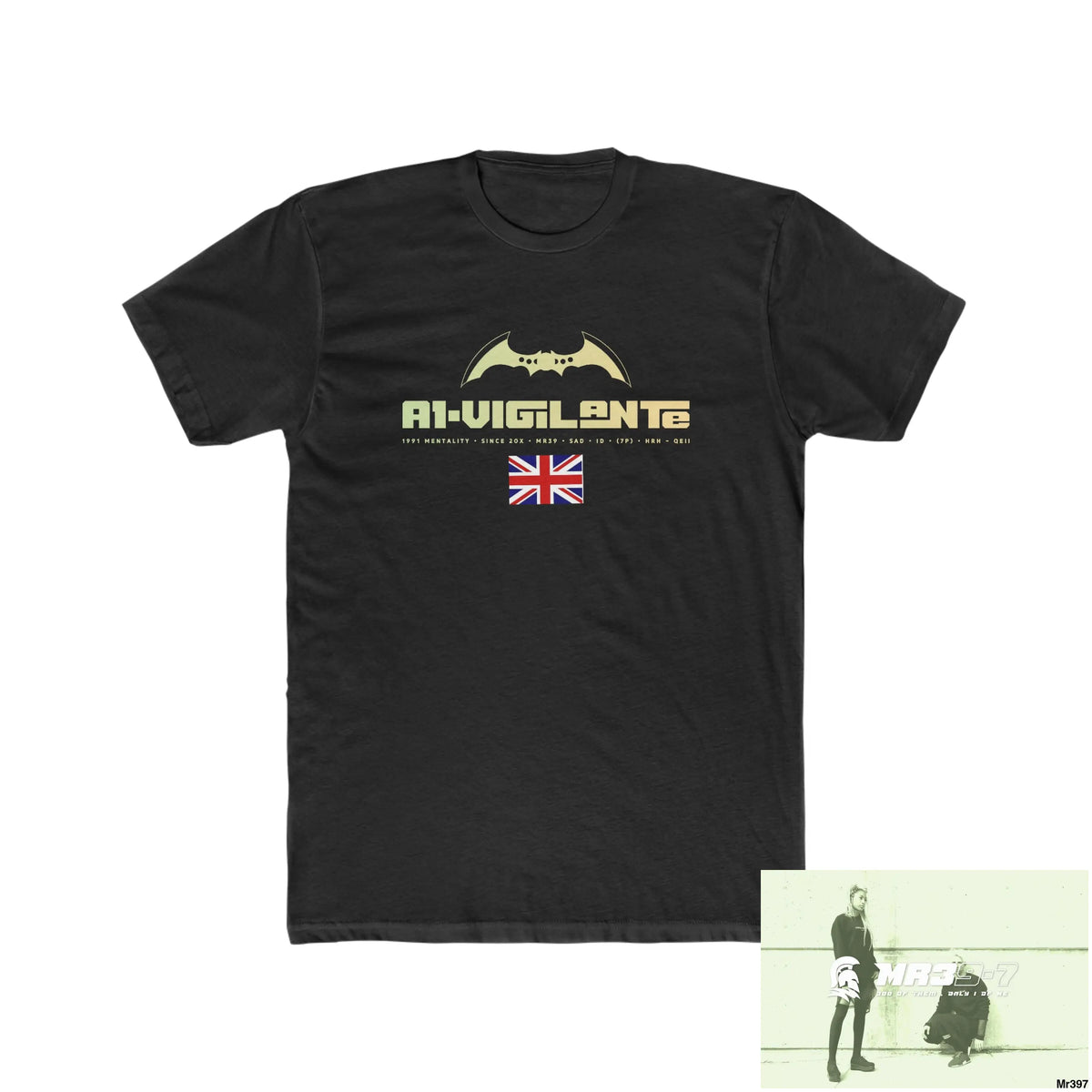 A1-Vigilante Thailand 02-16 Men’s Cotton Crew Tee Solid Black / XS T-Shirt