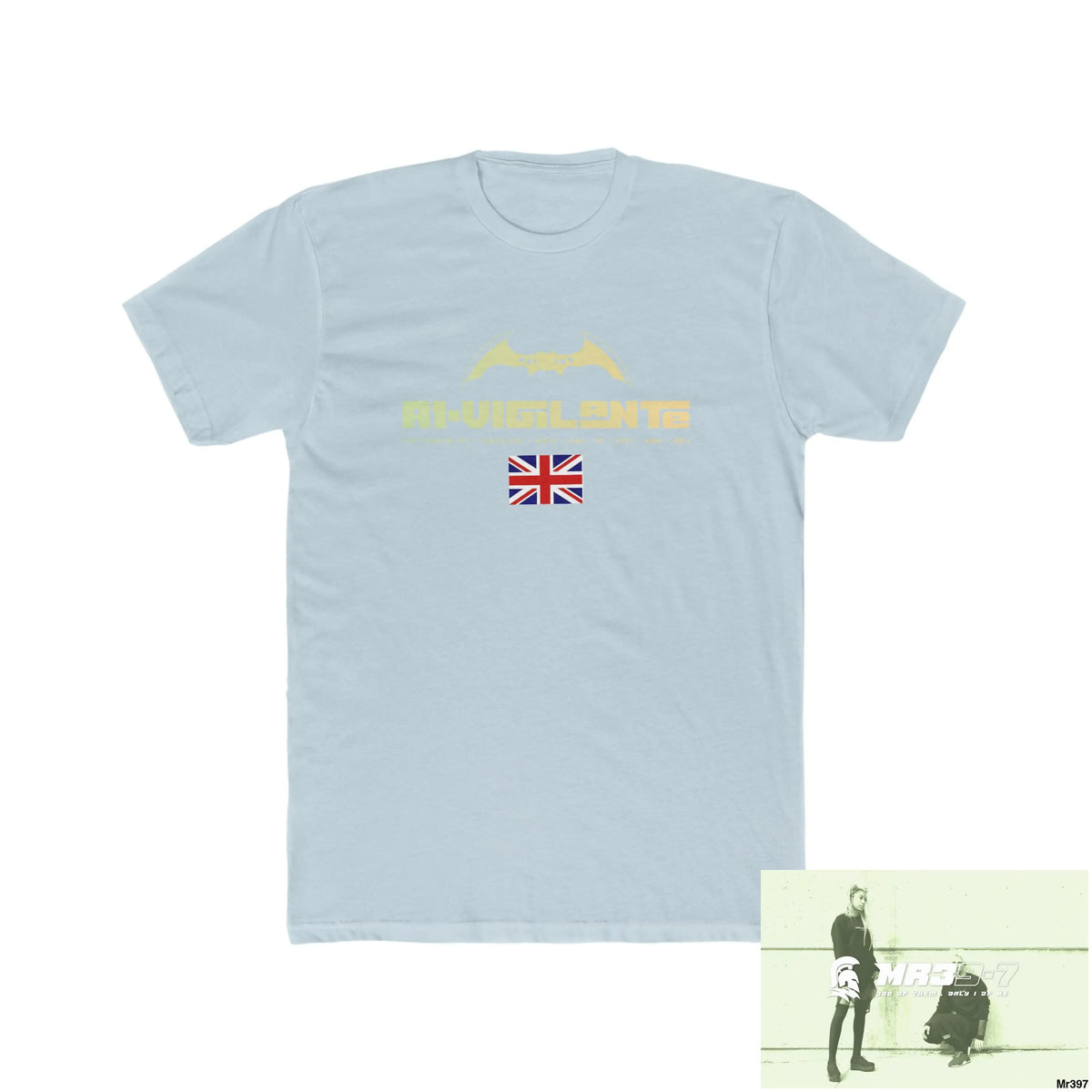 A1-Vigilante Thailand 02-16 Men’s Cotton Crew Tee Solid Light Blue / S T-Shirt