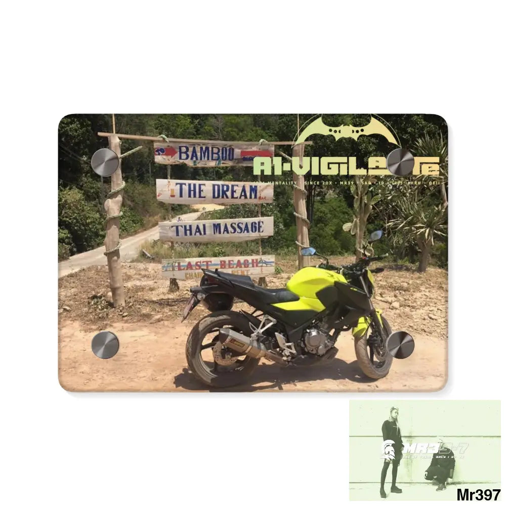 A1-Vigilante Thailand Koh Lanta break from the madness 2016 Acrylic Wall Art Panels 7’’ x 5’’ (Horizontal) / 0.25’’