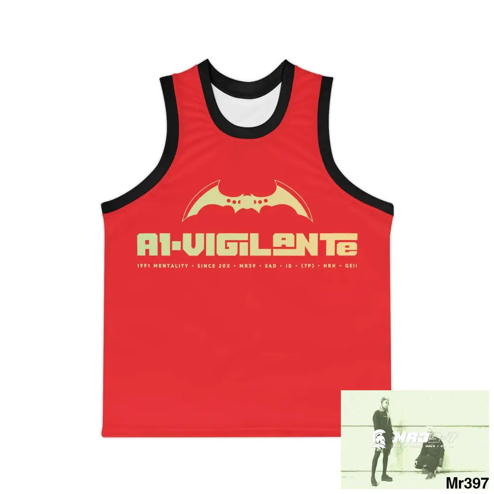 A1-Vigilante Unisex Basketball Jersey (AOP) All Over Prints