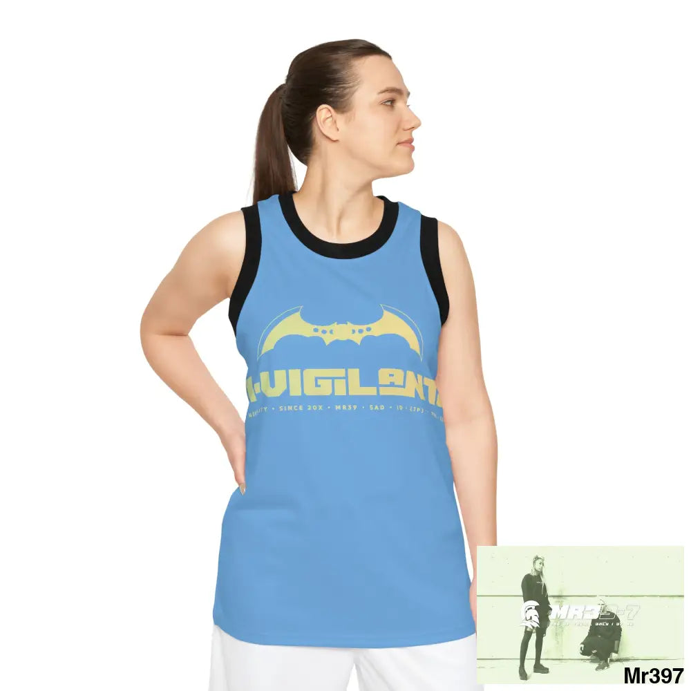 A1-Vigilante Unisex Basketball Jersey (AOP) All Over Prints