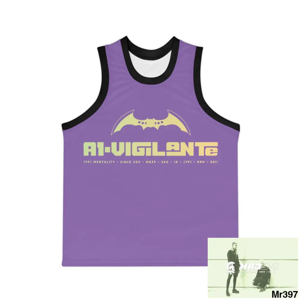 A1-Vigilante Unisex Basketball Jersey (AOP) All Over Prints