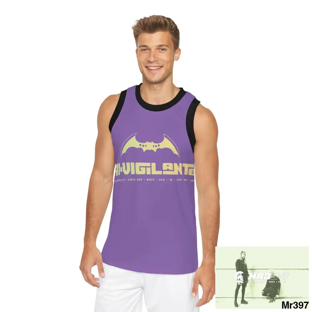 A1-Vigilante Unisex Basketball Jersey (AOP) All Over Prints