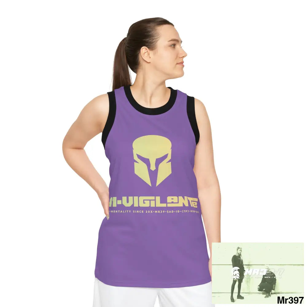 A1- Vigilante Unisex Basketball Jersey (AOP) All Over Prints