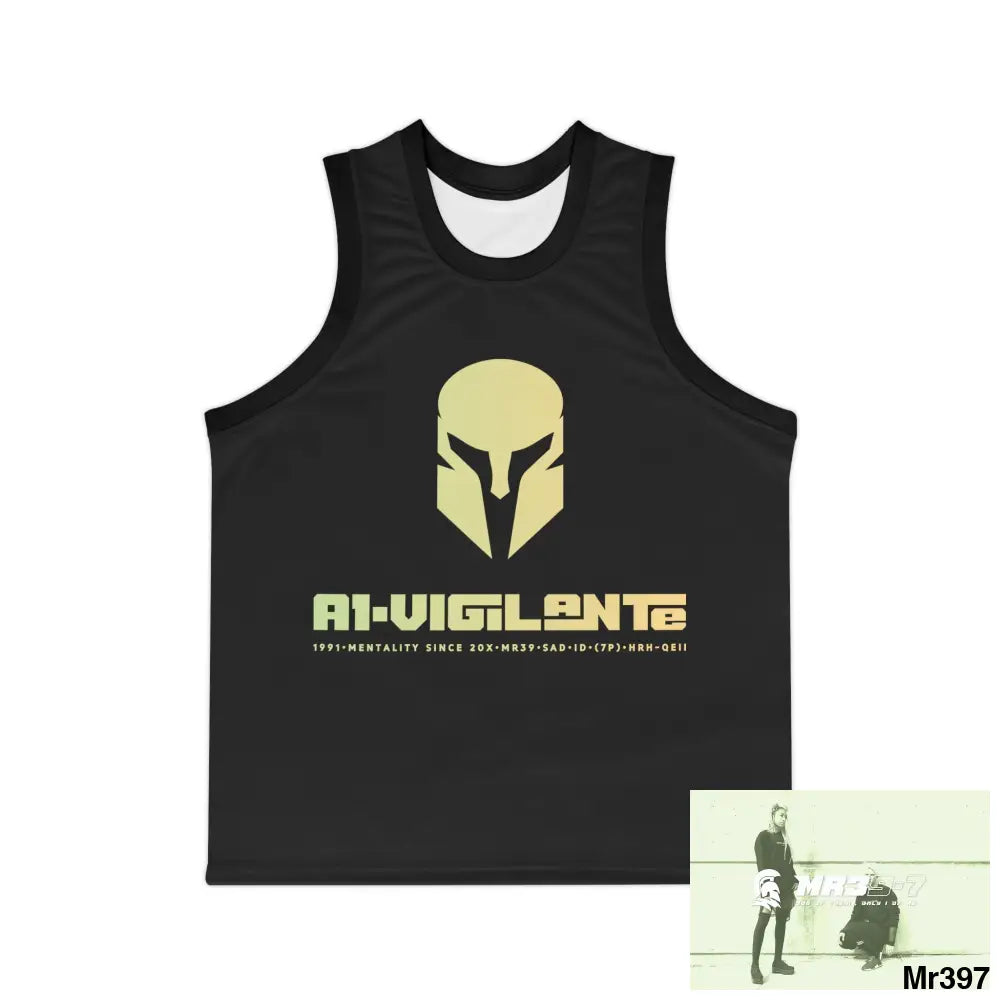 A1-Vigilante Unisex Basketball Jersey (AOP) All Over Prints