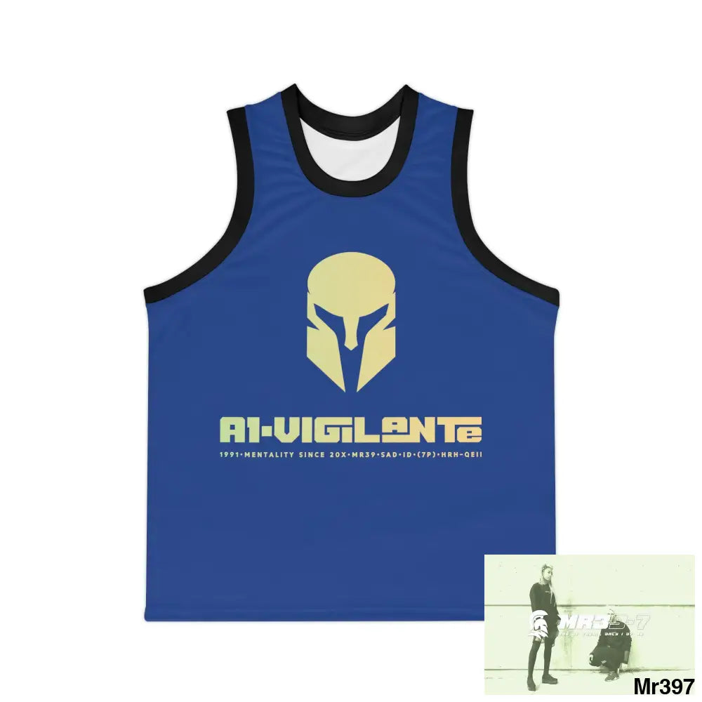 A1- Vigilante Unisex Basketball Jersey (AOP) All Over Prints