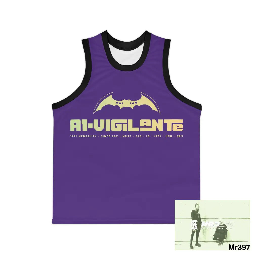 A1-Vigilante Unisex Basketball Jersey (AOP) All Over Prints
