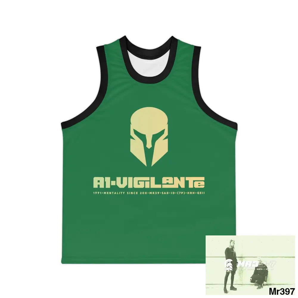 A1- Vigilante Unisex Basketball Jersey (AOP) All Over Prints