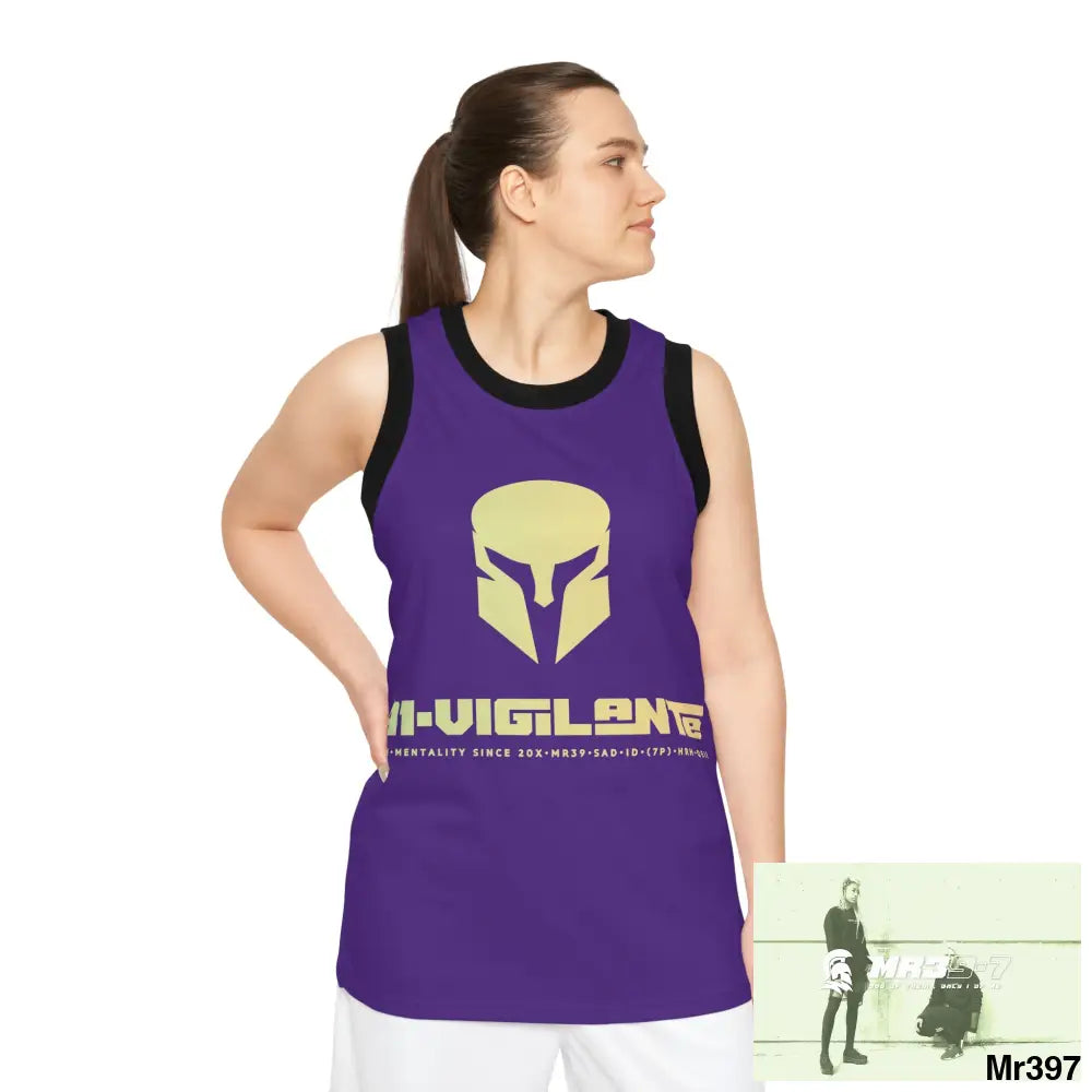 A1- Vigilante Unisex Basketball Jersey (AOP) All Over Prints