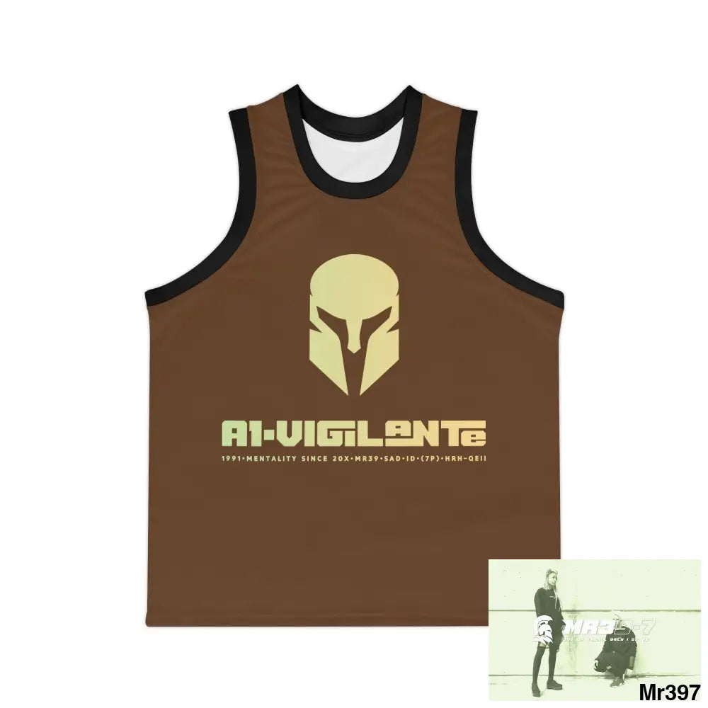 A1- Vigilante Unisex Basketball Jersey (AOP) All Over Prints