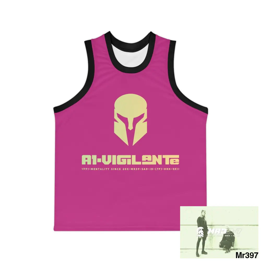 A1- Vigilante Unisex Basketball Jersey (AOP) All Over Prints