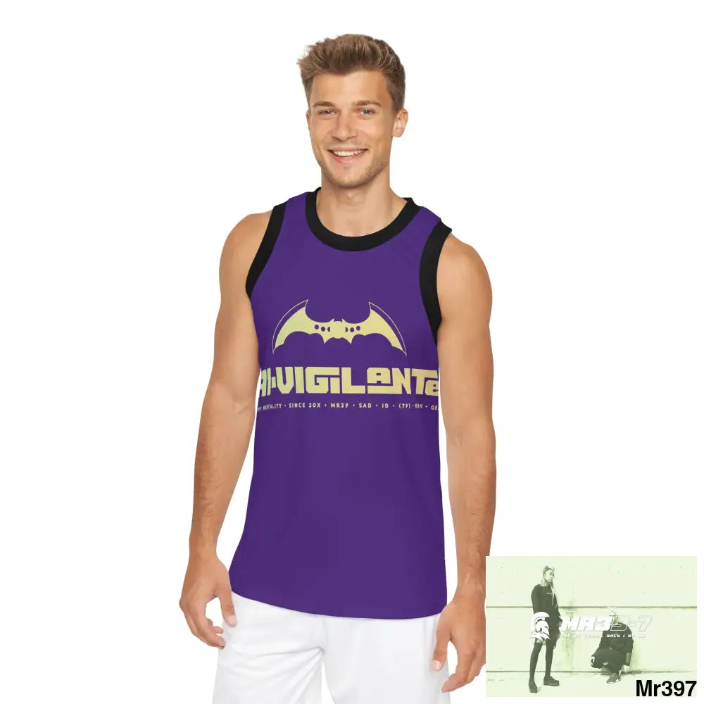 A1-Vigilante Unisex Basketball Jersey (AOP) All Over Prints