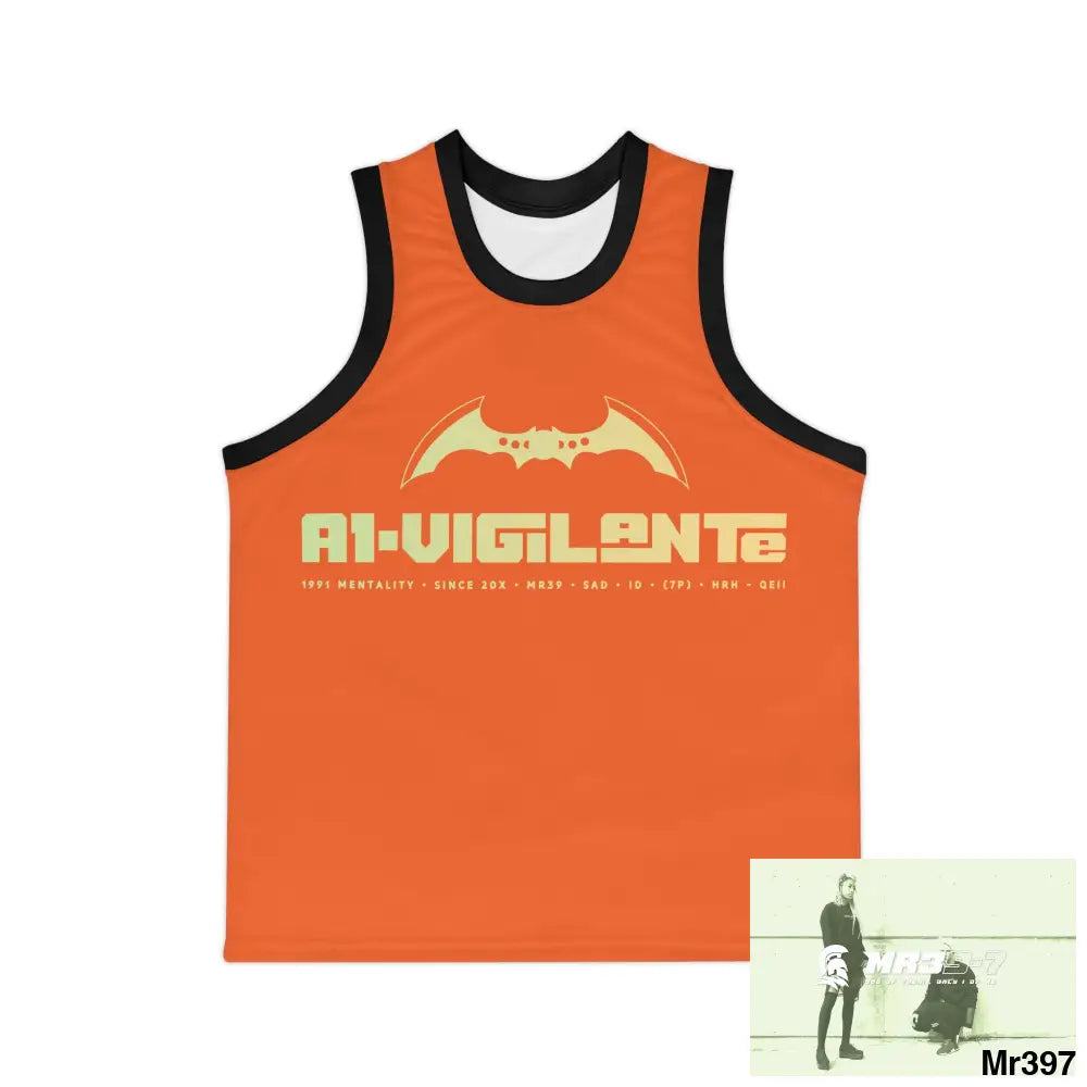 A1-Vigilante Unisex Basketball Jersey (AOP) All Over Prints