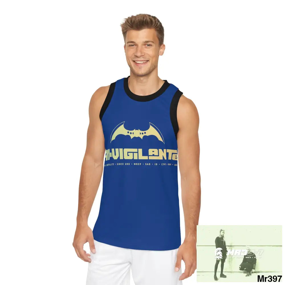 A1-Vigilante Unisex Basketball Jersey (AOP) All Over Prints