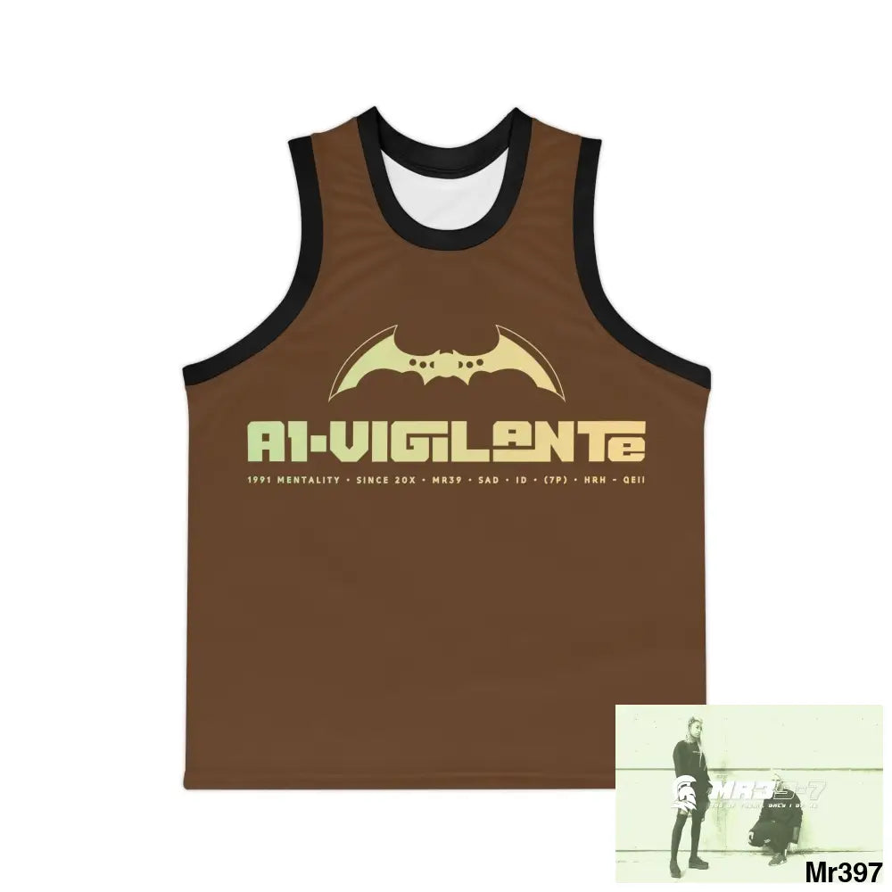 A1-Vigilante Unisex Basketball Jersey (AOP) All Over Prints