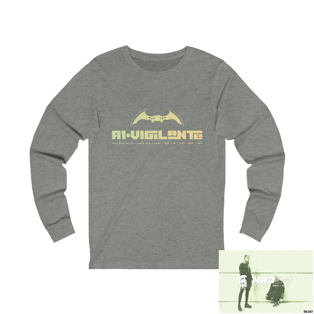 A1.Vigilante Unisex Jersey Long Sleeve Tee L / Deep Heather Long-sleeve