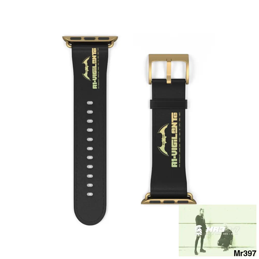 A1-Vigilante Watch Band 38 - 41 mm / Gold Matte Accessories