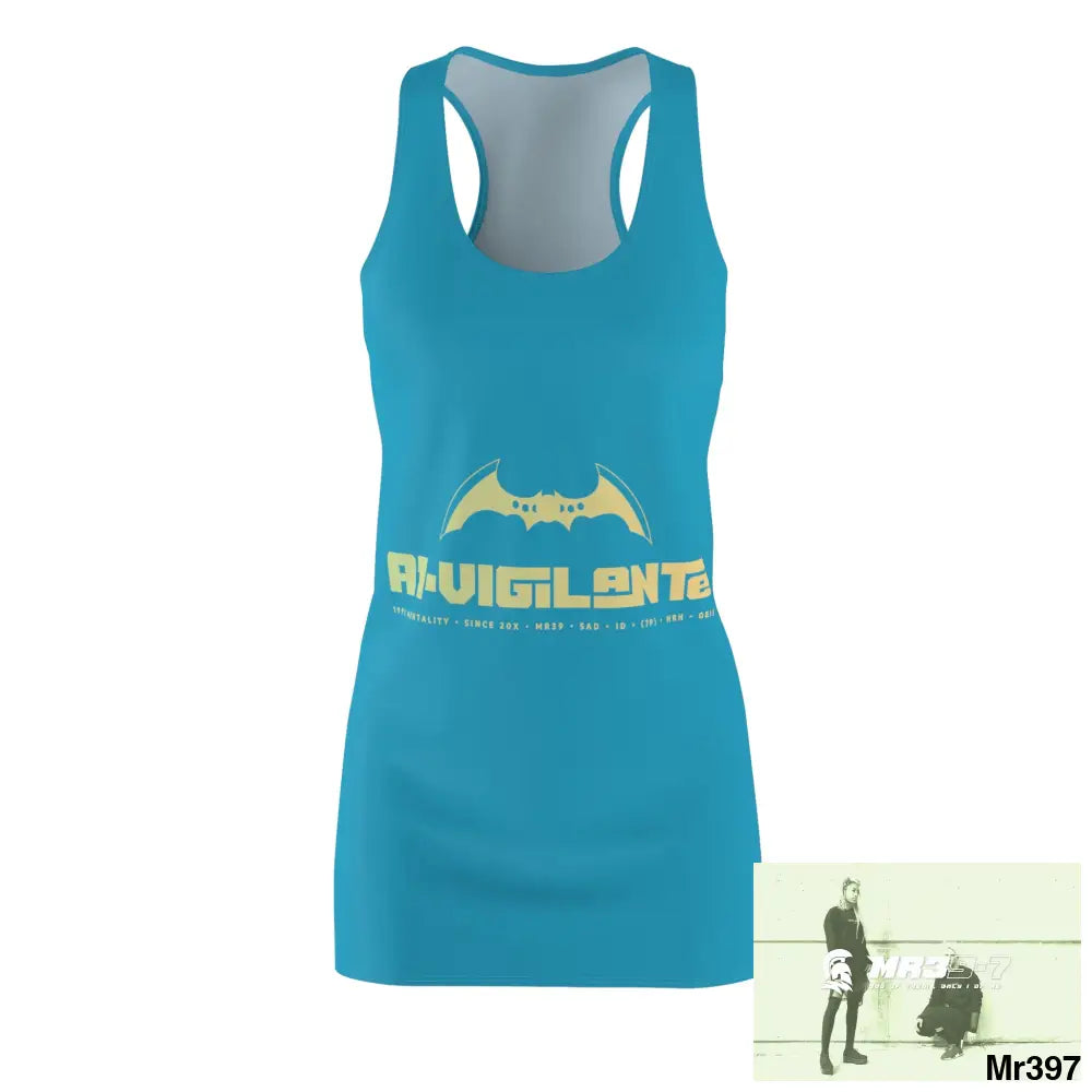 A1-Vigilante Women’s Cut & Sew Racerback Dress (AOP) All Over Prints