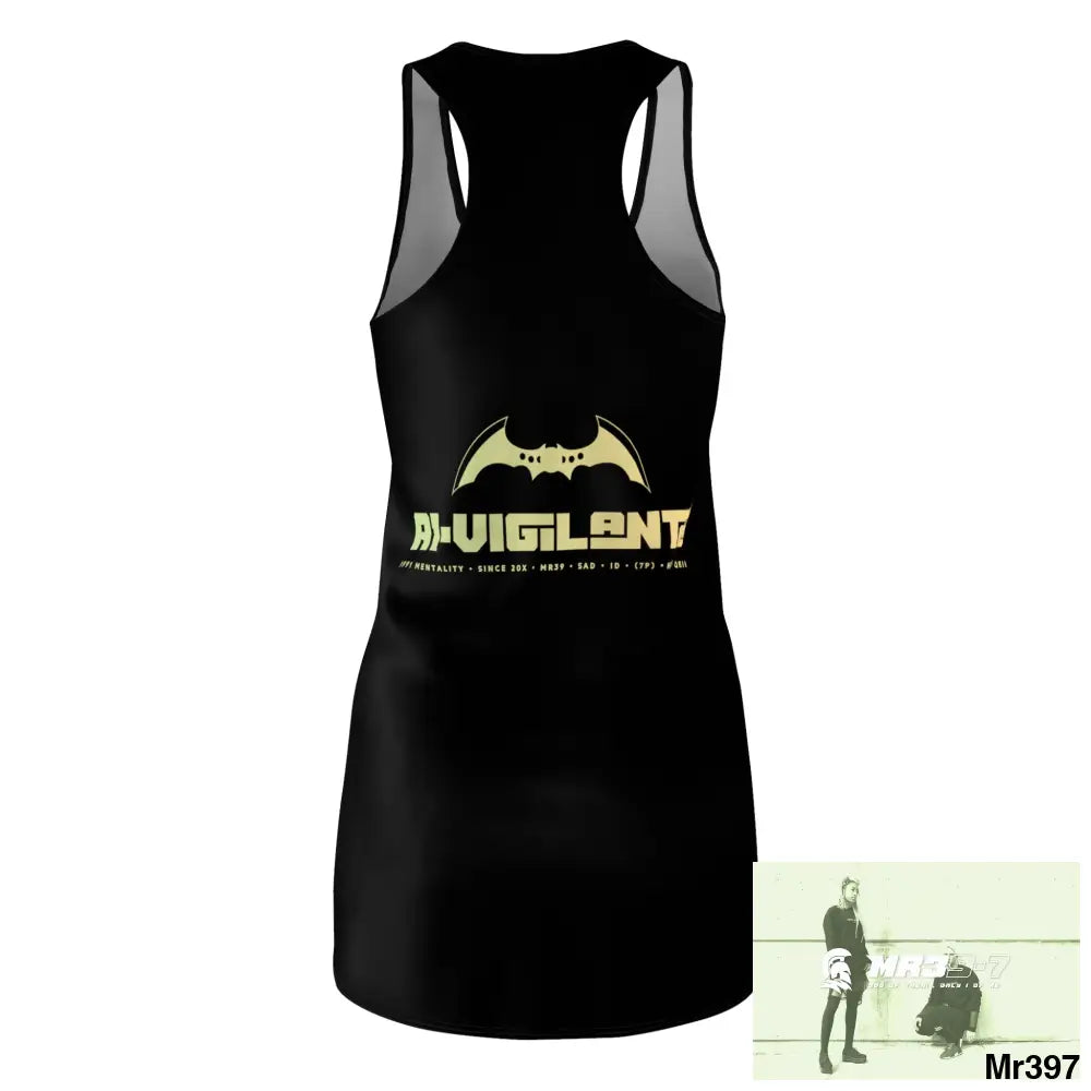 A1-Vigilante Women’s Cut & Sew Racerback Dress (AOP) All Over Prints