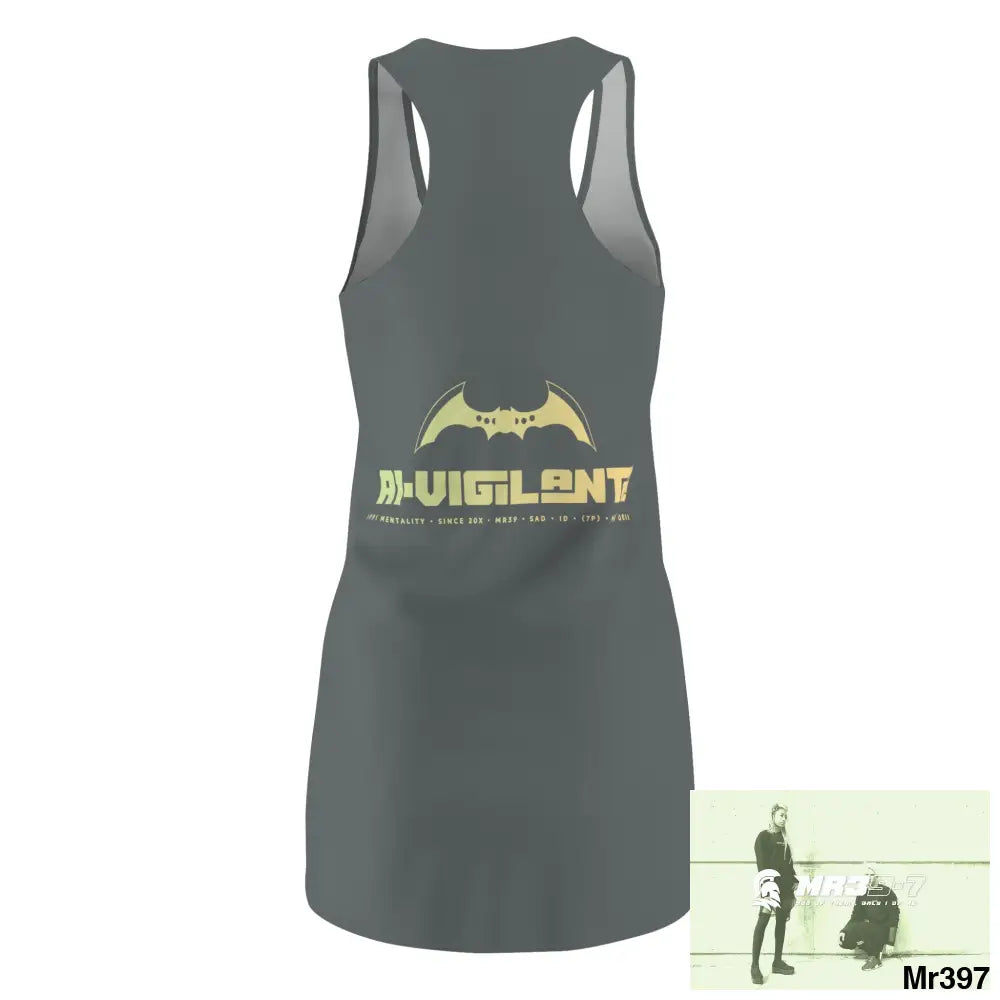 A1-Vigilante Women’s Cut & Sew Racerback Dress (AOP) All Over Prints