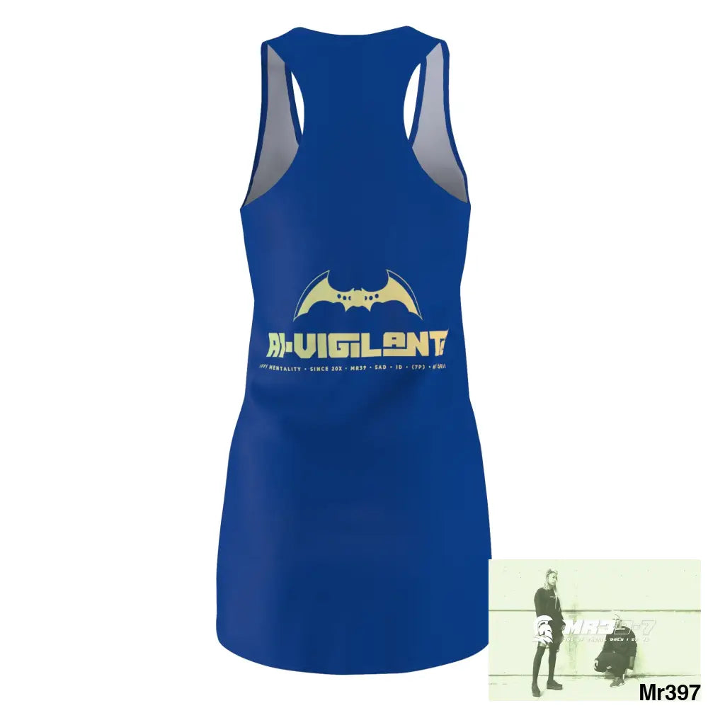 A1-Vigilante Women’s Cut & Sew Racerback Dress (AOP) All Over Prints