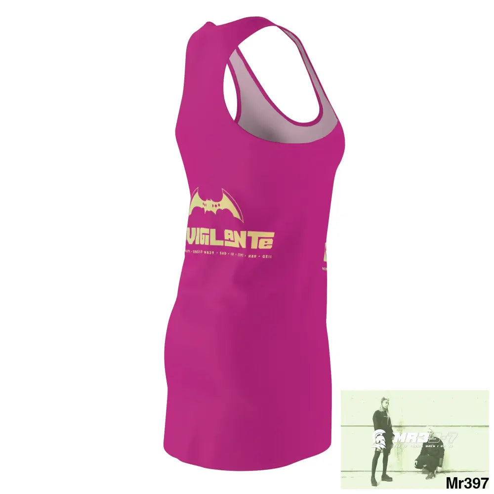 A1-Vigilante Women’s Cut & Sew Racerback Dress (AOP) All Over Prints