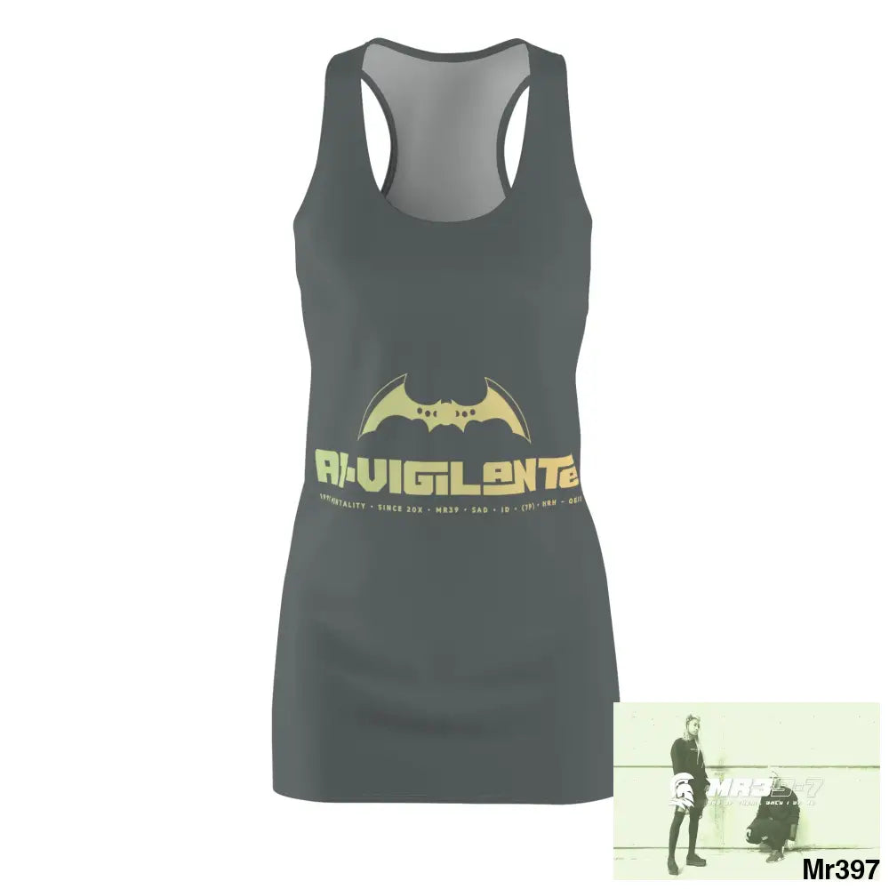 A1-Vigilante Women’s Cut & Sew Racerback Dress (AOP) All Over Prints