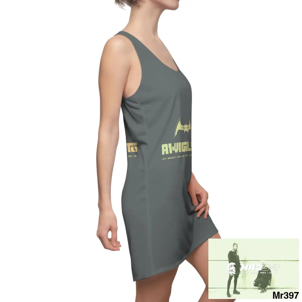 A1-Vigilante Women’s Cut & Sew Racerback Dress (AOP) All Over Prints