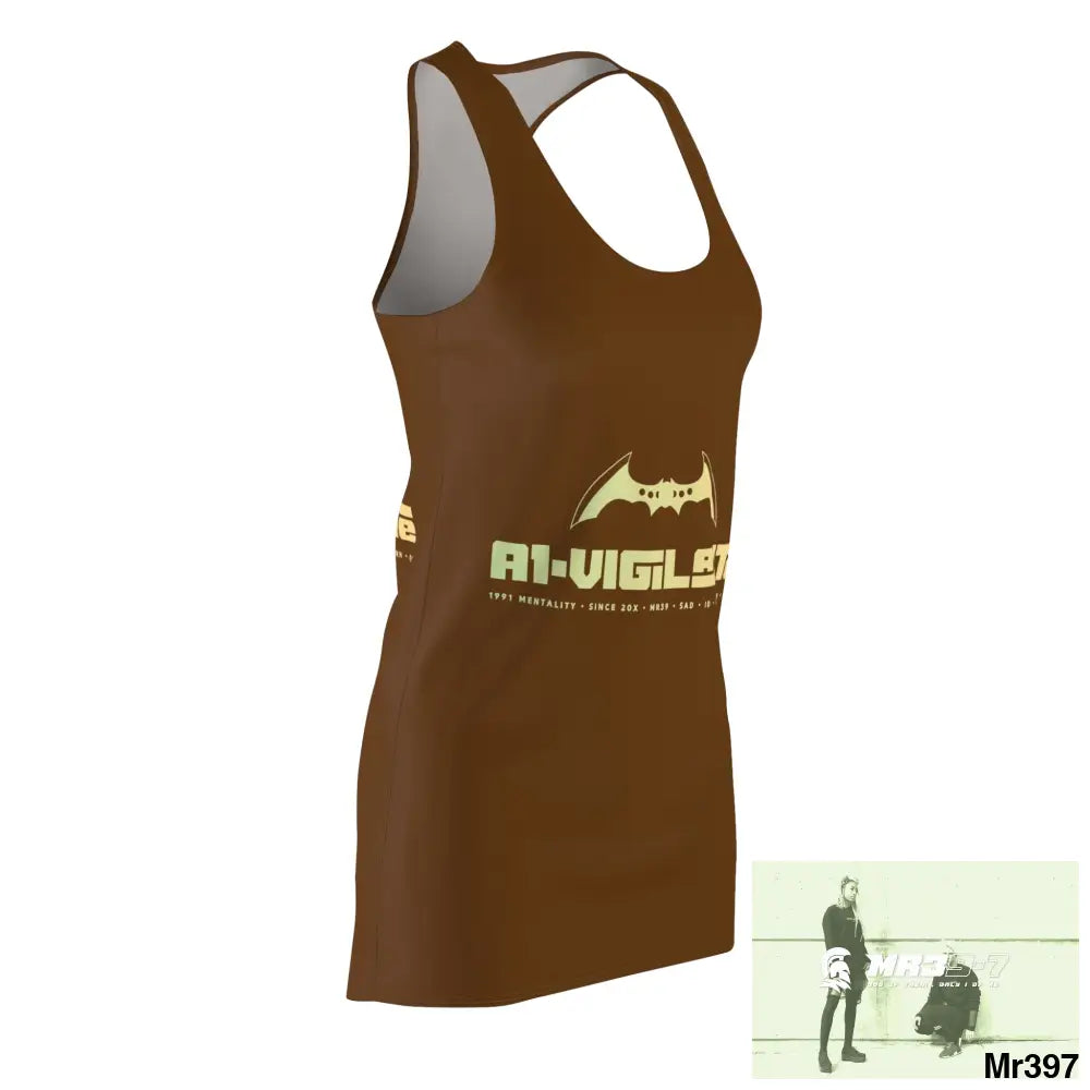 A1-Vigilante Women’s Cut & Sew Racerback Dress (AOP) All Over Prints