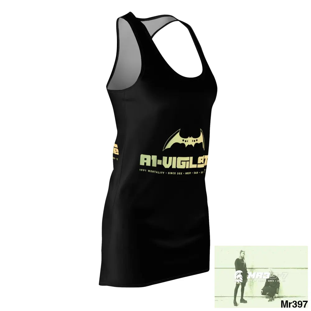 A1-Vigilante Women’s Cut & Sew Racerback Dress (AOP) All Over Prints