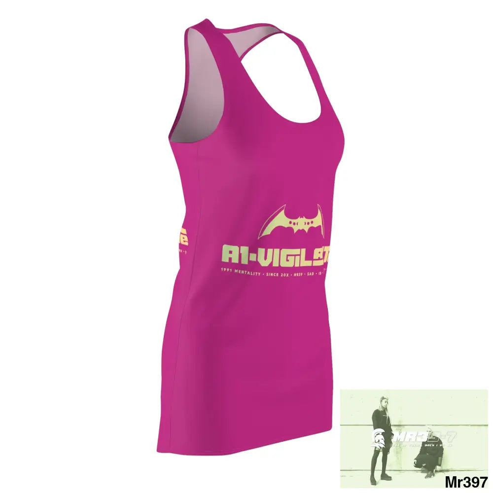 A1-Vigilante Women’s Cut & Sew Racerback Dress (AOP) All Over Prints