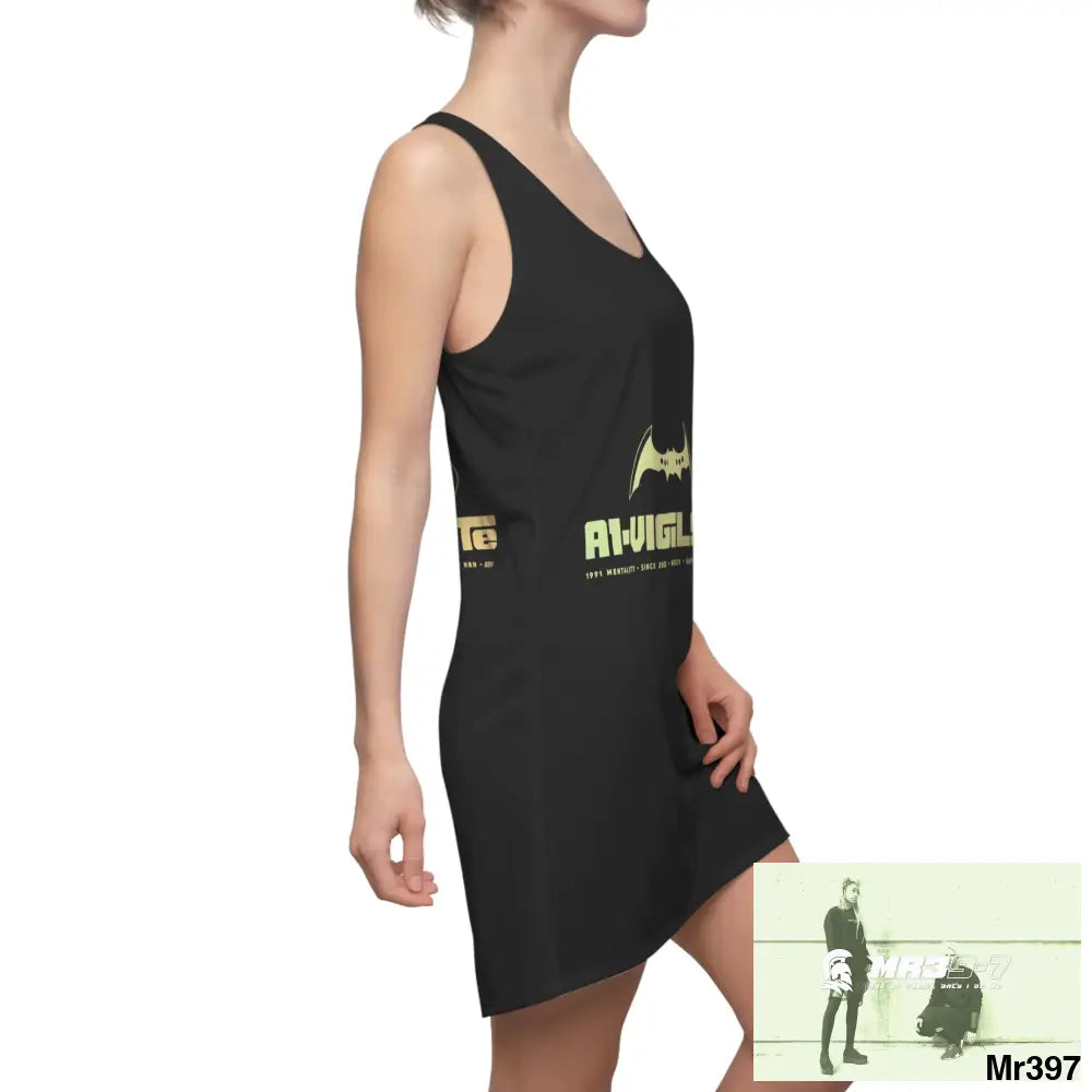 A1-Vigilante Women’s Cut & Sew Racerback Dress (AOP) All Over Prints