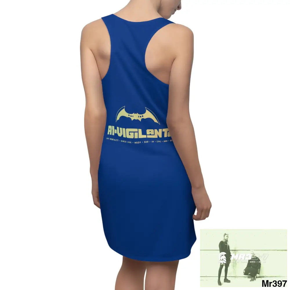 A1-Vigilante Women’s Cut & Sew Racerback Dress (AOP) All Over Prints